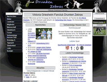 Tablet Screenshot of drunken-zebras.de